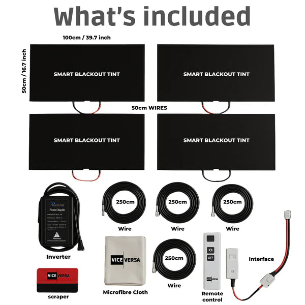 Vice Versa™  - ProTint Smart Blackout Tint